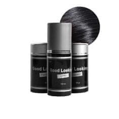 Lanaform Good Looking puder za lase, 2 kosa, črn, 28 g + sprej za utrjevanje pričeske, 120 ml - odprta embalaža
