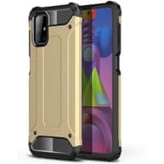 MG Hybrid Armor plastika ovitek za Samsung Galaxy M51, zlato