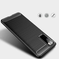 MG Carbon Case Flexible silikonski ovitek za Samsung Galaxy S20 FE 5G, črna