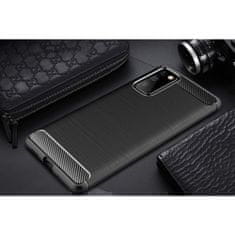 MG Carbon Case Flexible silikonski ovitek za Samsung Galaxy S20 FE 5G, črna