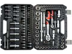 YATO  komplet ključev 1/2", 1/4" + dodatki 108 kom