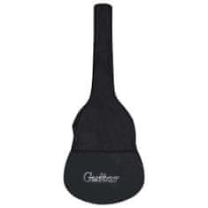 Greatstore Klasična kitara za začetnike s torbo črna 4/4 39"