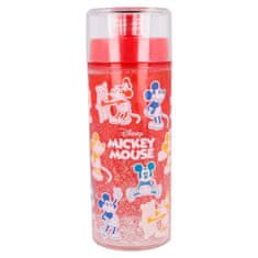 Stor Plastična steklenička z dvojno školjko in bleščicami MICKEY MOUSE, 370ml, 60121