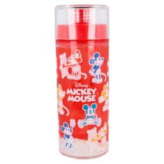 Stor Plastična steklenička z dvojno školjko in bleščicami MICKEY MOUSE, 370ml, 60121