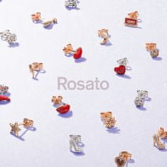 Rosato Bronasti enojni uhani s cirkoni Storie RZO026