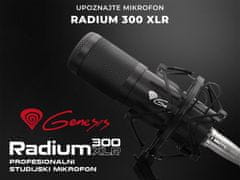 Genesis Radium 300 XLR namizni mikrofon - odprta embalaža