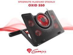 Genesis OXID 550 hladilno stojalo za prenosnike, LED - odprta embalaža