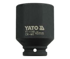 YATO  3/4" udarni adapter šesterokotno globoko 48 mm CrMo