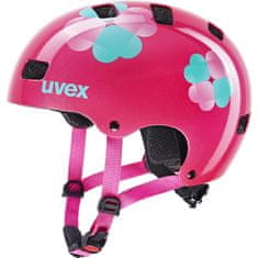 Uvex Kid 3 čelada, otroška, Pink Flower, 51-55 - odprta embalaža