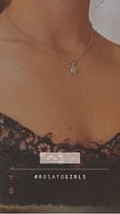 Rosato Srebrna ogrlica z obročem za obeske Storie RZC003