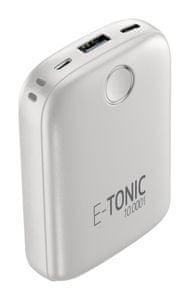 Cellularline E-TONIC 10 000 HD prenosna baterija, bela