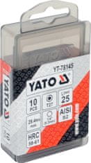 YATO  Bit torx T27 x 1/4”, dl.25mm 10ks