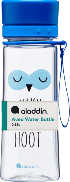 Aladdin Zoo Flip and Sip Water Bottle 0.35L - Owl