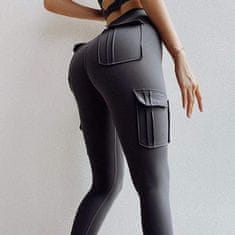 Netscroll Ženske pajkice, ženske legice z žepi, ženske leggings hlače so elastične in se prilegajo vsaki postavi, so izredno mehke in posebno oblikovane za oblikovanje postave, FitLeggings, S/M