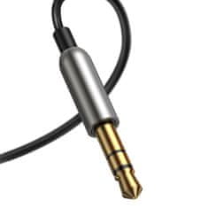 BASEUS BA01 Bluetooth avdio sprejemnik 5.0 avdio adapter kabel AUX jack črn