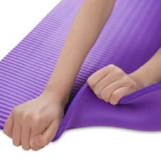 MG Gymnastic Yoga Premium protidrsna podloga za vadbo 10mm + ovitek, zelena