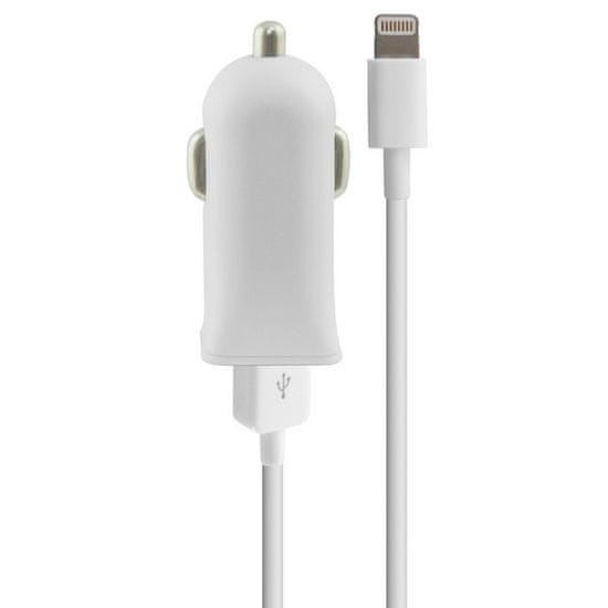 Contact USB polnilec za avto in MFI Certified Lightning kabel 2.4A