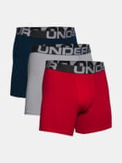 Under Armour Bokser spodnjice UA Charged Cotton 6in 3 Pack-RED S