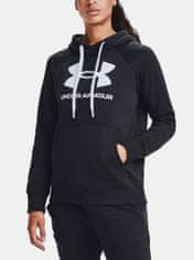 Under Armour Pulover Rival Fleece Logo Hoodie-Blk L