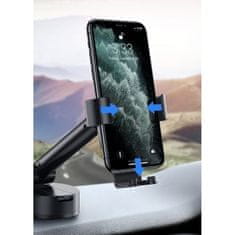 BASEUS Gravity Car Mount držalo za mobilni telefon, črna