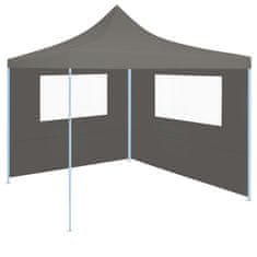 Vidaxl 3070423 Gazebo Sidewall with Windows 4x2 m Anthracite (315312)