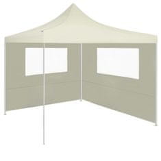 Vidaxl 3070421 Gazebo Sidewall with Windows 4x2 m Cream (315310)