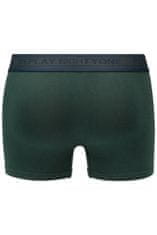 Replay Bokser spodnjice Boxer Style 6 Cuff Logo&Contrast Piping 2Pcs Box - Dark Blue/Dark Green S