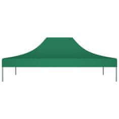 Vidaxl Streha za vrtni šotor 4x3 m zelena 270 g/m2