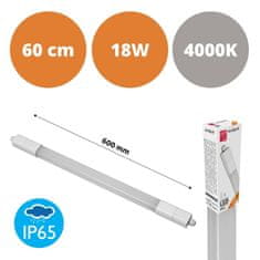 Avide LED Nano vodotesna svetilka za povezovanje 60 cm 18W 4000K nevtralno bela IP65