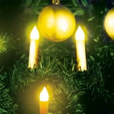 Family Christmas Božična LED dekoracija sveče - toplo bele - 10 LED - 2 x AA