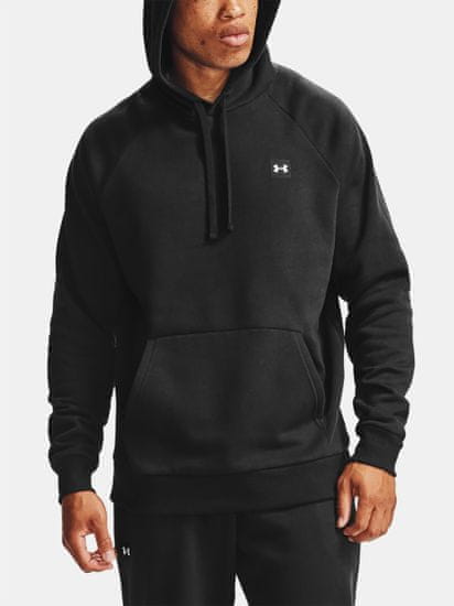 Under Armour Pulover UA Rival Fleece Hoodie-BLK