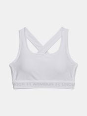 Under Armour Nedrček UA Crossback Mid Bra-WHT XS