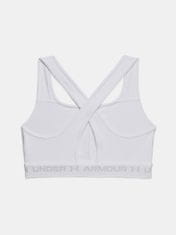 Under Armour Nedrček UA Crossback Mid Bra-WHT XS