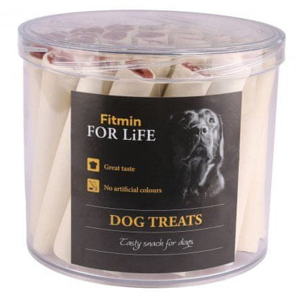 Fitmin Pasji priboljški Dog tasty triagles with calcium and chicken liver, 45 kosov