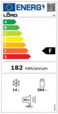 LORD R5 hladilnik, 218 l, F