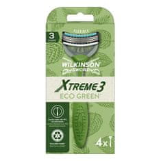 Wilkinson Sword Brivnik za enkratno uporabo za moške Xtreme3 ECO Green 4 kos