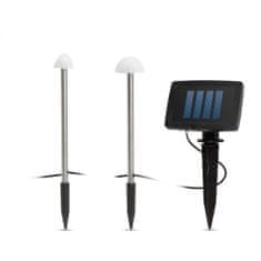 GARDEN OF EDEN LED solarna svetilka - 12 mini gob - toplo bela - 24 cm x 4 m