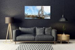 tulup.si Slika na akrilnem steklu London bridge arhitektura 100x50 cm 2 obešalnika