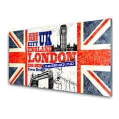 tulup.si Slika na akrilnem steklu London flag art 100x50 cm 2 obešalnika