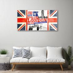 tulup.si Slika na akrilnem steklu London flag art 100x50 cm 2 obešalnika