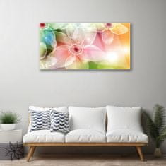 tulup.si Slika na akrilnem steklu Flower rastlin narava art 120x60 cm 4 obešalnika