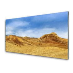 tulup.si Slika na akrilnem steklu Desert hills landscape 120x60 cm 4 obešalnika