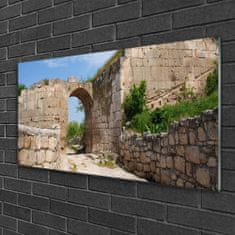 tulup.si Slika na akrilnem steklu Arhitektura stavb ruin 120x60 cm 2 obešalnika