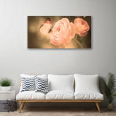 tulup.si Slika na platnu Butterfly roses narava 120x60 cm