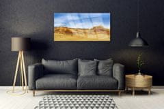 tulup.si Slika na akrilnem steklu Desert hills landscape 120x60 cm 4 obešalnika