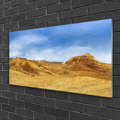 tulup.si Slika na akrilnem steklu Desert hills landscape 120x60 cm 4 obešalnika