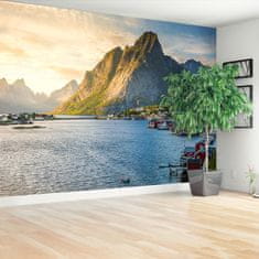 tulup.si Fototapeta Fjord na norveškem Tapeta 208x146 cm