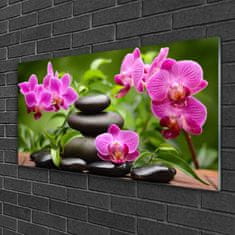 tulup.si Slika na akrilnem steklu Flower stones art 120x60 cm 2 obešalnika