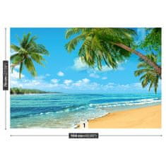 tulup.si Fototapeta Ocean beach Samolepilne 104x70 cm