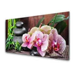 tulup.si Slika na akrilnem steklu Bamboo orchid spa 100x50 cm 2 obešalnika